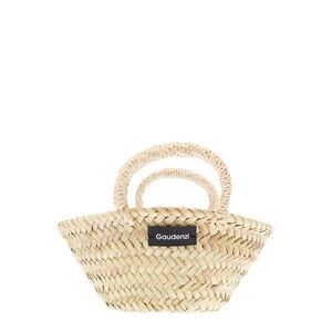 Gaudenzi Women Gaudenzi Woman's Handmade Natural Beige Coconut Palm Handbag